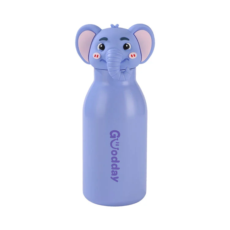 450 ml Cartoon Head barns vattenkopp i rostfritt stål