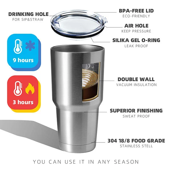 30oz Stainless Steel Mug