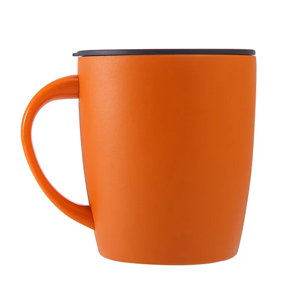 Rostfritt stål kaffemugg med lock