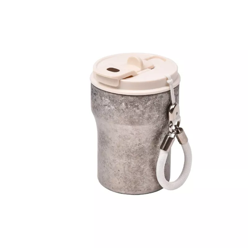 Titanium Duo Drink kaffemugg med lock